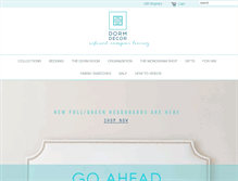 Tablet Screenshot of dorm-decor.com